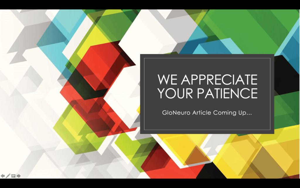 We appreciate your patience 